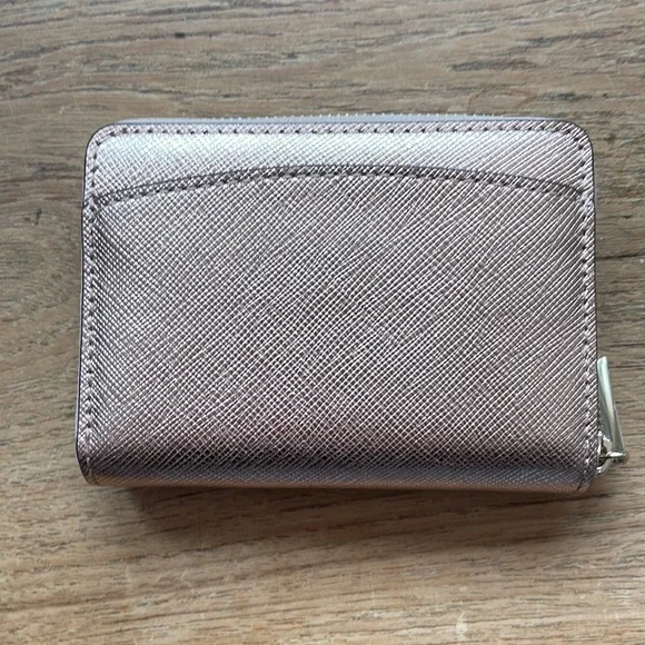 Rose gold zip-up Kate Spade Wallet - Picture 2 of 4